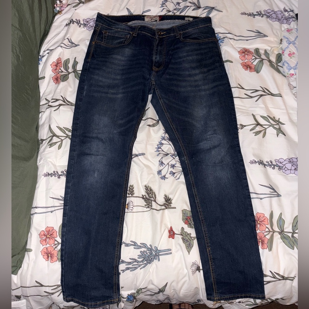 Hudson & Barrow Slim Stretch Blue Jeans